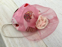 Dog cupcake print fascinator