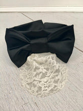 Dog black Bow tie collar