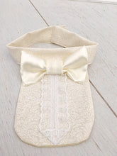 Formal dog white tuxedo