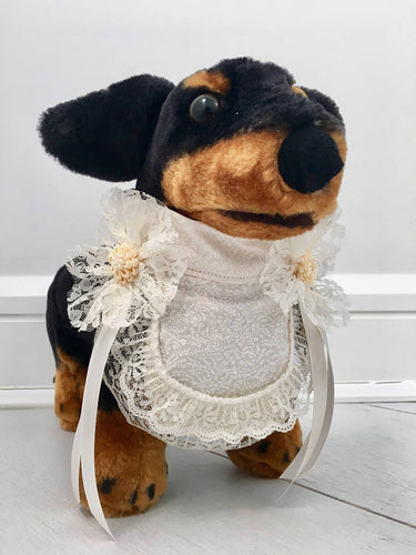 Dog wedding floral collar