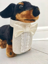 Formal dog white tuxedo